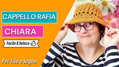 Cappello in Rafia super facile e veloce .